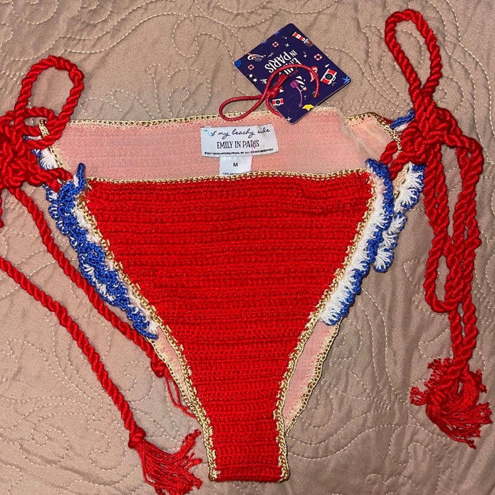My beach side x Emily in Paris bikini bottoms